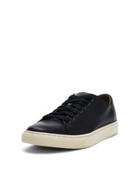 Polo Ralph Lauren | Black Jermain Leather Sneaker for Men | Lyst