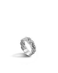 John Hardy | Black Classic Chain Woven Braided Band Ring | Lyst