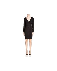 French Connection | Black Lulu Ruched Dress | Lyst
