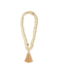 Perle By Lola | Natural Tassel Charm Mala Necklace | Lyst
