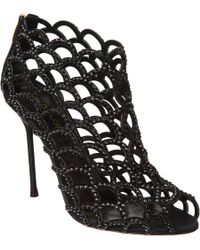 Sergio Rossi | Black Mermaid Sandal | Lyst