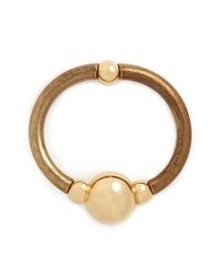 Lanvin | Metallic Sphere Tube Bracelet | Lyst
