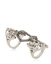 Stephen Webster | Metallic Les Dents De La Mer Filigree Shark Ring | Lyst