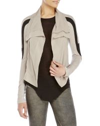 Rick Owens Natural Eliel Biker Jacket