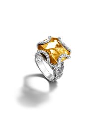 John Hardy | Metallic Large Braided Ring | Lyst