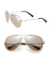 Valentino | Metallic Stud-trimmed Aviator Sunglasses | Lyst