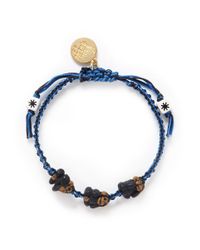 Venessa Arizaga | Blue See No Evil Hear No Evil Speak No Evil Bracelet | Lyst