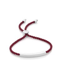 Monica Vinader | Metallic Linear Friendship Bracelet | Lyst