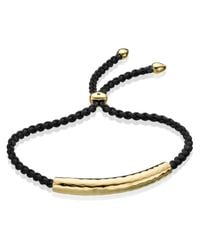 Monica Vinader | Metallic Esencia Friendship Bracelet | Lyst