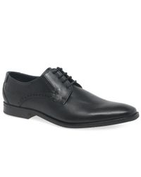 Bugatti Black Miami Ii Mens Formal Lace Up Shoes for men