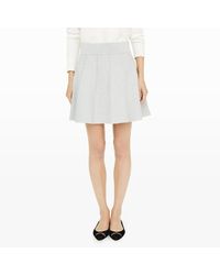Club Monaco | Gray Carly Pleated Skirt | Lyst