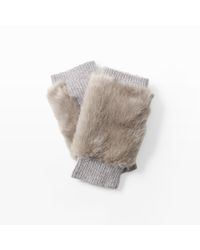 Club Monaco | Gray Feesha Textured Glove | Lyst