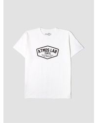 Atmos Lab | White Badge T-shirt for Men | Lyst