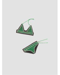 Macon & Lesquoy | Green Bikini Brooch | Lyst