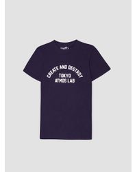 Atmos Lab | Blue C&d Tee Navy for Men | Lyst