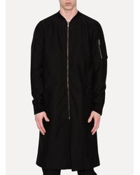 Rick Owens Drkshdw - Black Flight Trench for Men - Lyst