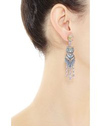Wendy Yue | Blue Owl Chandelier Earrings | Lyst