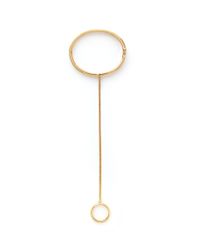 Chloé | Metallic 'carly' Ring Bangle | Lyst