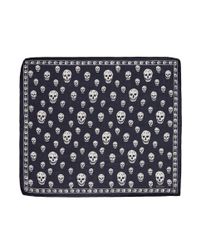 Alexander McQueen | Blue Skull-print Chiffon Scarf | Lyst