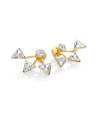 Ca&Lou | Metallic Suki Crystal Earrings | Lyst