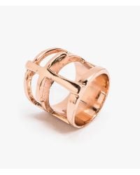 Pamela Love | Pink Cross Ring | Lyst