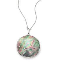 Ippolita | Metallic Aquarius Constellation Diamond, Black Shell & Sterling Silver Charm | Lyst