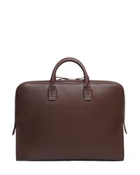 Bonastre | Brown Vegetable Tanned Leather Briefcase for Men | Lyst