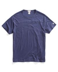 Todd Snyder | Football T-shirt In Mast Blue for Men | Lyst