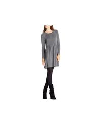 BCBGeneration | Gray Seamed Waist Dress | Lyst