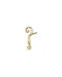 Lulu Frost - Metallic Code 18kt Question Mark Earring - Lyst