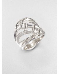 Stephen Webster | Metallic Sterling Silver Double Barb Ring | Lyst