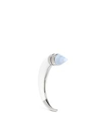 Givenchy | Metallic Chalcedony Stone Shark Tooth Magnetic Single Earring | Lyst