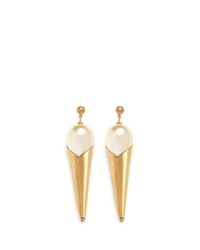 Ela Stone | Metallic Carla Pearl Cone Earrings | Lyst