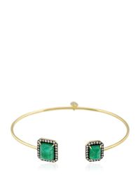 Jemma Wynne | Metallic Limited Edition Emerald Bracelet | Lyst