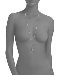 Chan Luu | Blue Lace Agate, Blue Chalcedony, Clear Quartz & Crystal Multi-charm Necklace | Lyst