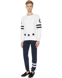 Hydrogen | White Hockey Cotton Sweatshirt With Patches for Men | Lyst