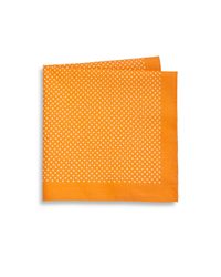 Saks Fifth Avenue | Orange Dot Print Pocket Square for Men | Lyst