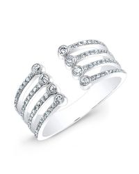 Anne Sisteron - Metallic 14kt White Gold Diamond Electric Ring - Lyst
