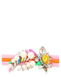Shourouk | Pink Tube Bracelet | Lyst