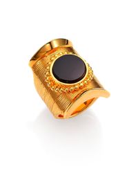 Chloé | Metallic Djill Black Onyx Short Ring | Lyst