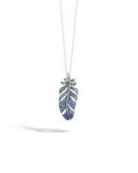 John Hardy | Blue Classic Chain Long Pendant | Lyst