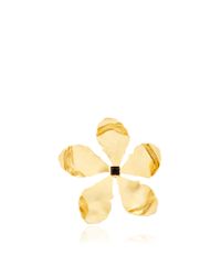Rosie Assoulin | Metallic Gold Roxanne Assoulin For Single Flower Earring | Lyst