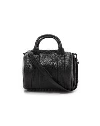Alexander Wang | Rockie Mini Black Leather Tote | Lyst
