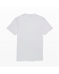 Club Monaco | White Supima Cotton Crewneck Tee for Men | Lyst