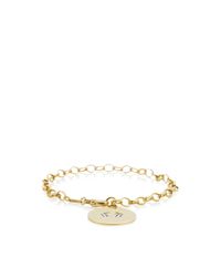 Monica Rich Kosann | Metallic 18k Yellow Gold Diamond Baby Feet Charm Bracelet | Lyst