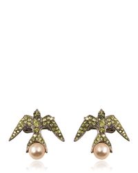 Schield | Black Swallow Earrings | Lyst