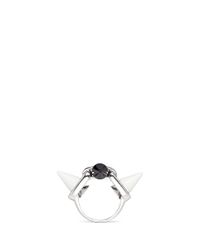 Joomi Lim | Multicolor 'white Out' Triple Spike Ring | Lyst