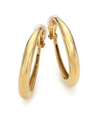 Vaubel | Metallic Hoop Clip-on Earrings/1.5 | Lyst