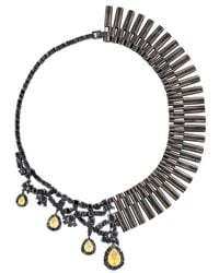 Iosselliani | Black All That Jewelry! Asymmetrical Necklace | Lyst