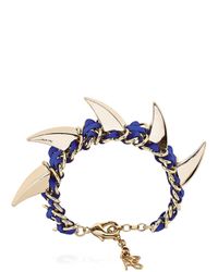 John & Pearl | Blue Spike Bracelet | Lyst